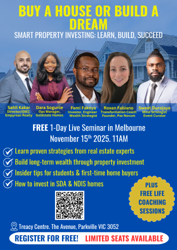 Buy A House Or Build A Dream event showcase