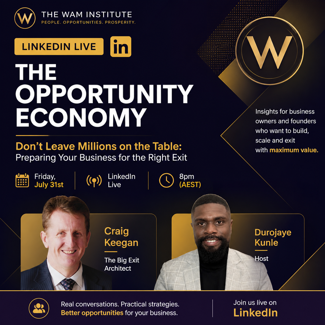 Don&rsquo;t Leave Millions on the Table conversation with Craig Keegan